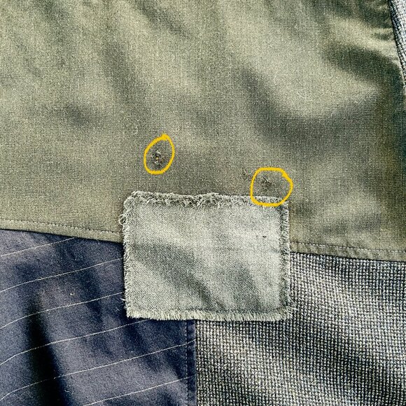 ANTHROPOLOGIE, NEESH by D.A.R. Wool Midi Patchwork Skirt (size S) - Picture 14 of 15